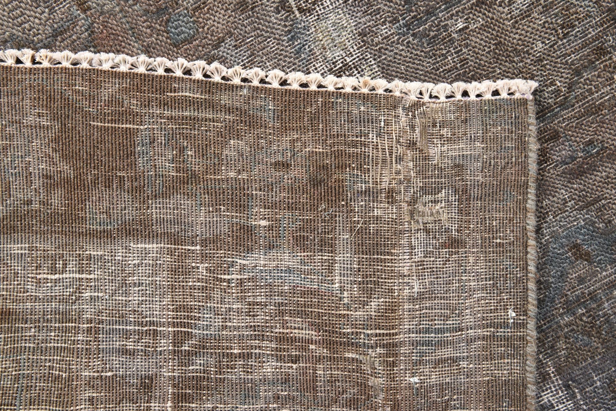 6' 5 x 9' 8 Hand Knotted Ultra Vintage Persian Wool Rug