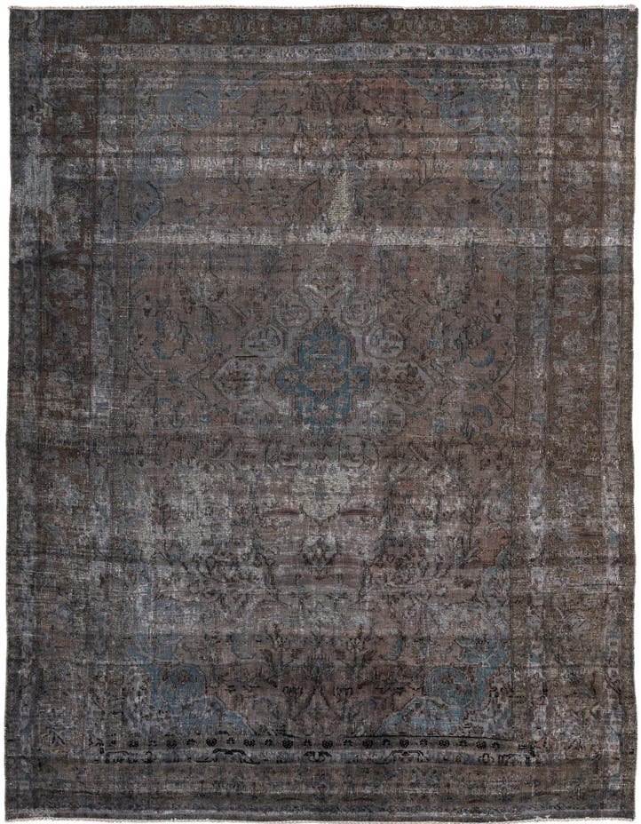 6' 5 x 9' 8  Hand Knotted Ultra Vintage Persian W...