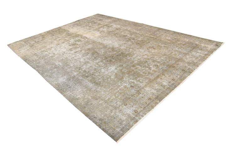 Detail image of 8' 9 x 11' 10 Hand Knotted Ultra Vintage Persian Wool Rug