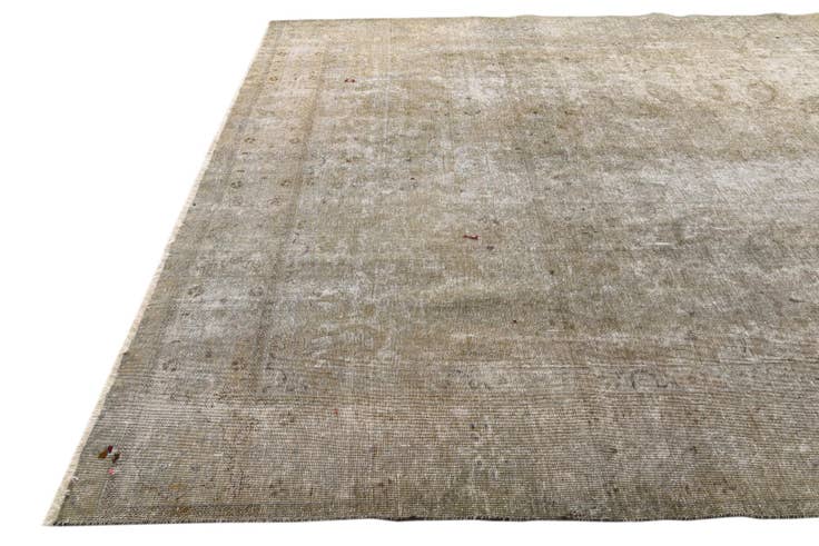 Detail image of 8' 9 x 11' 10 Hand Knotted Ultra Vintage Persian Wool Rug