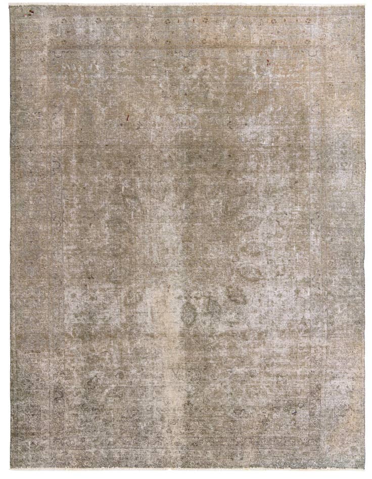 Detail image of 8' 9 x 11' 10 Hand Knotted Ultra Vintage Persian Wool Rug