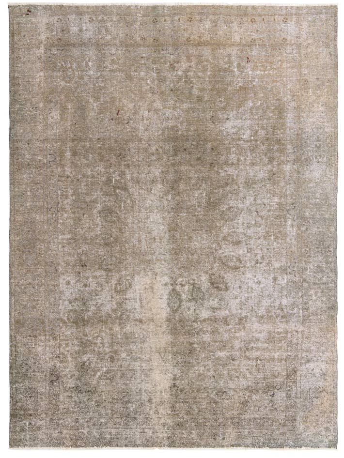 Detail image of 8' 9 x 11' 10 Hand Knotted Ultra Vintage Persian Wool Rug