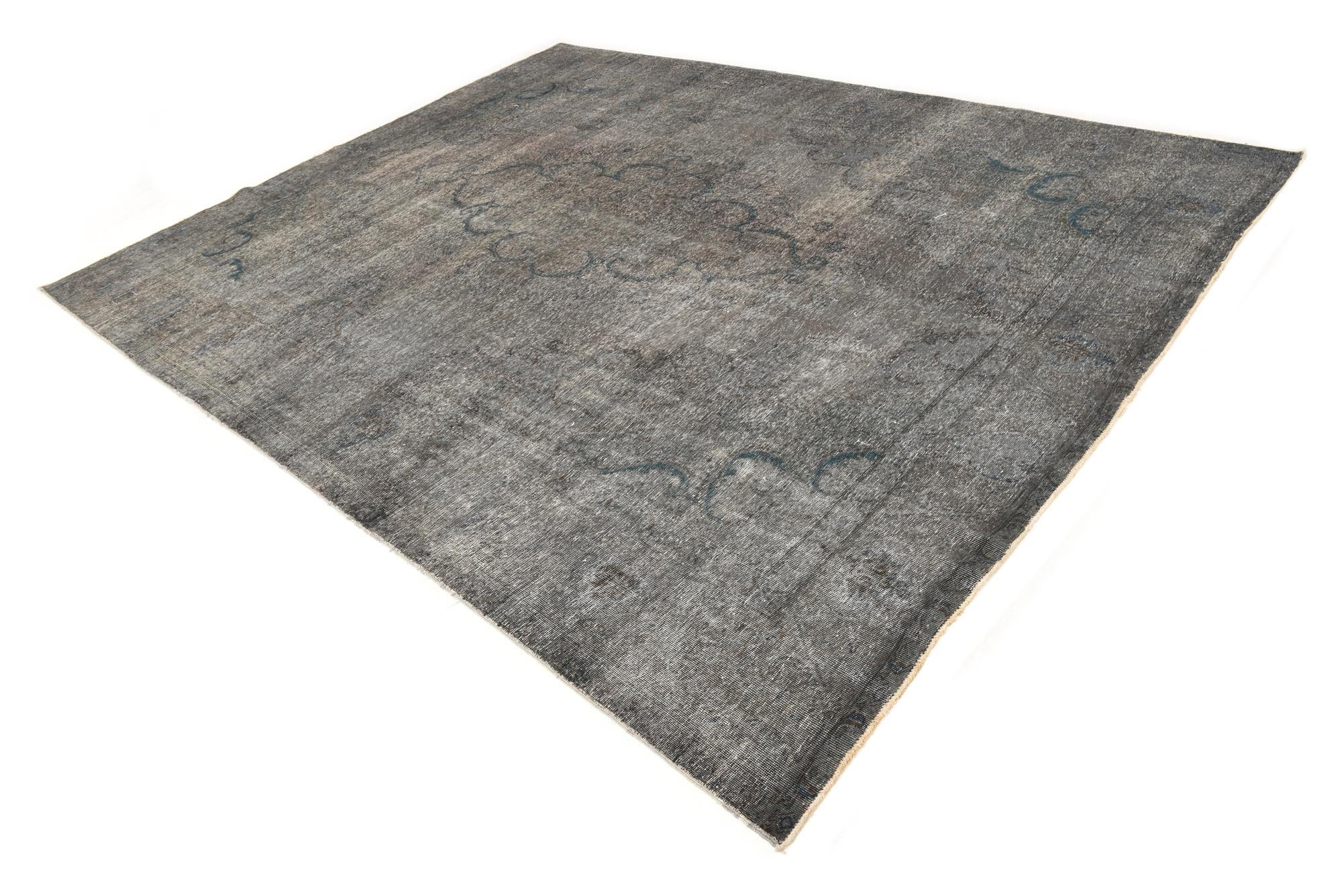 9' 7 x 12' 2 Hand Knotted Ultra Vintage Persian Wool Rug