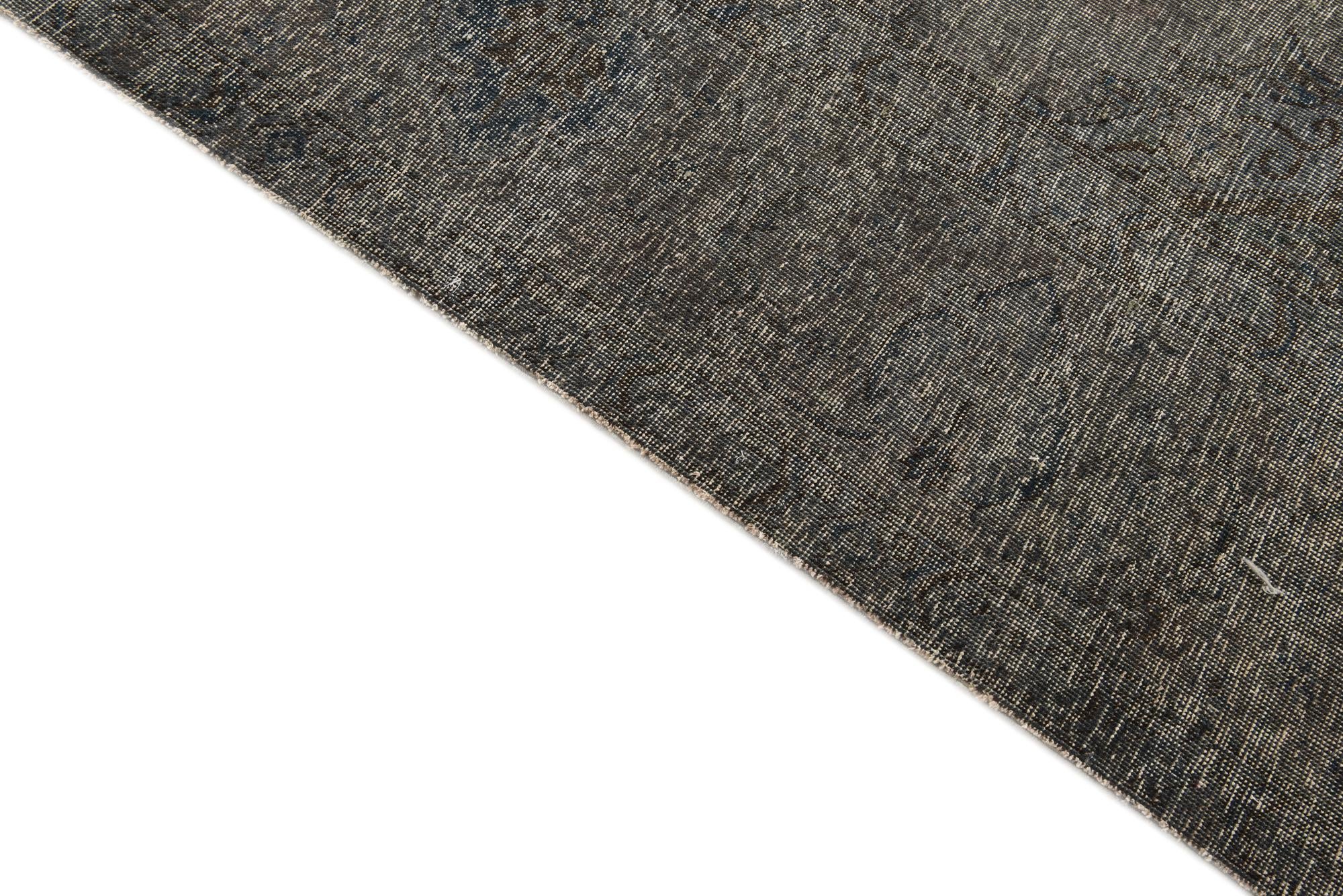 9' 7 x 12' 2 Hand Knotted Ultra Vintage Persian Wool Rug