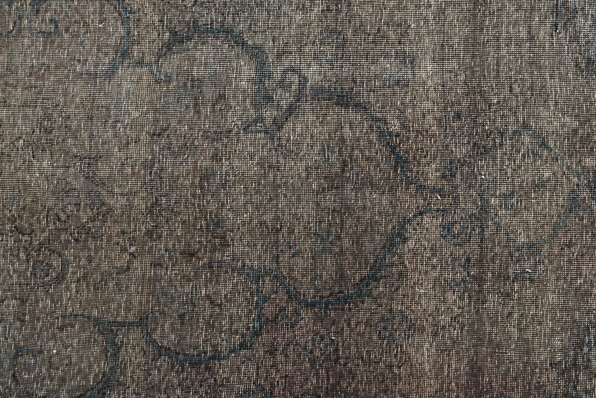 9' 7 x 12' 2 Hand Knotted Ultra Vintage Persian Wool Rug