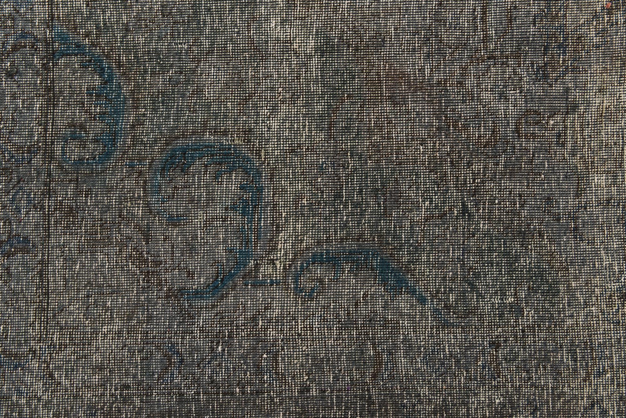 9' 7 x 12' 2 Hand Knotted Ultra Vintage Persian Wool Rug