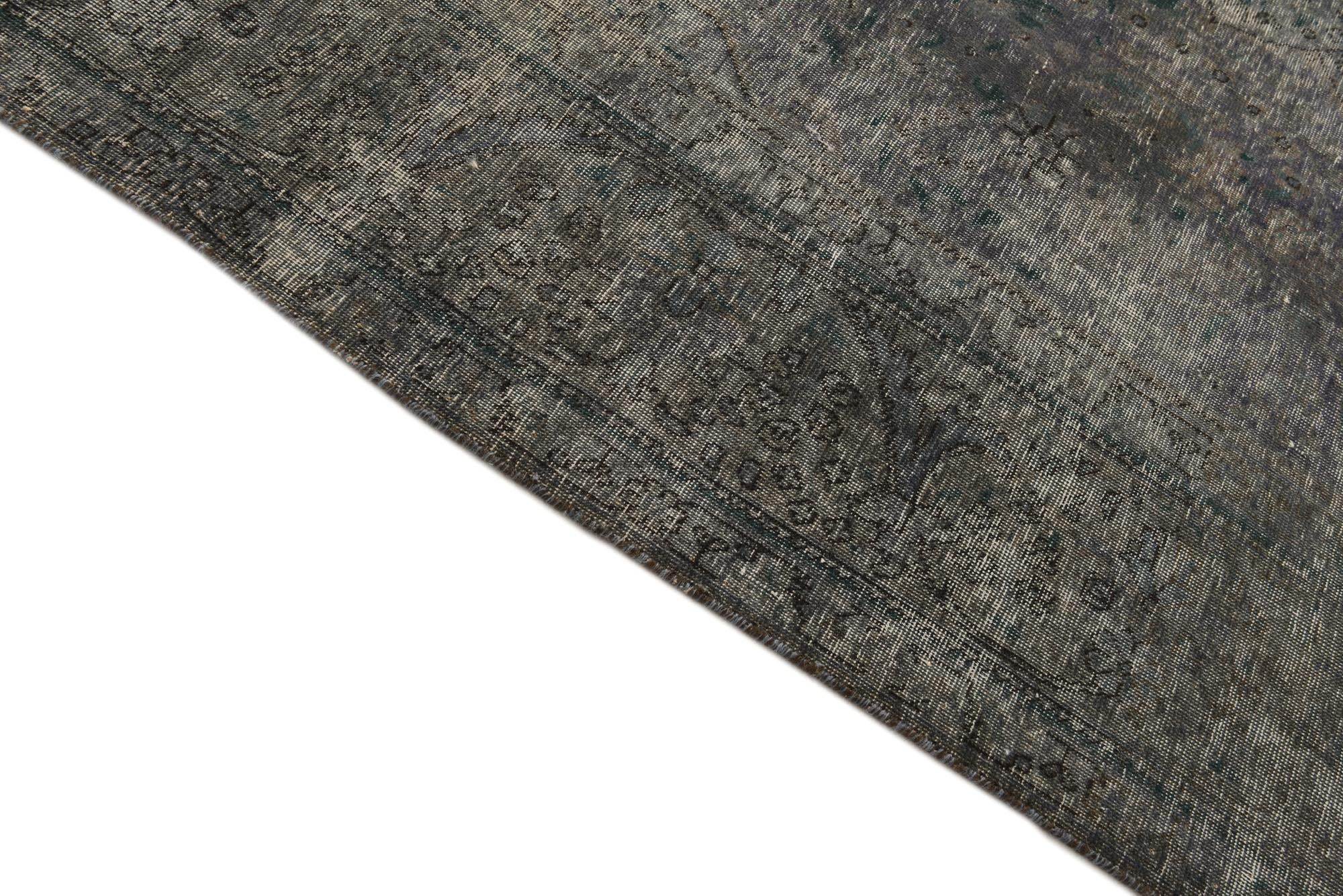 9' 9 x 12' 7 Hand Knotted Ultra Vintage Persian Wool Rug