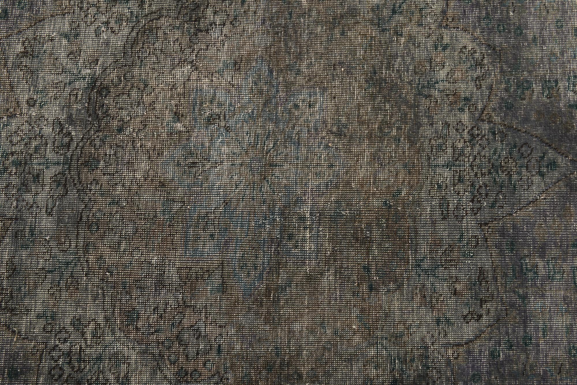 9' 9 x 12' 7 Hand Knotted Ultra Vintage Persian Wool Rug