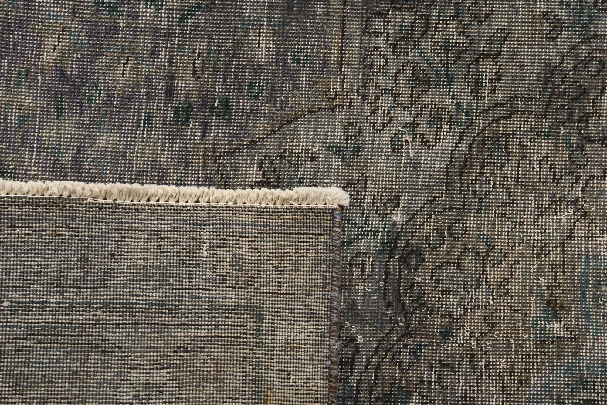 9' 9 x 12' 7 Hand Knotted Ultra Vintage Persian Wool Rug