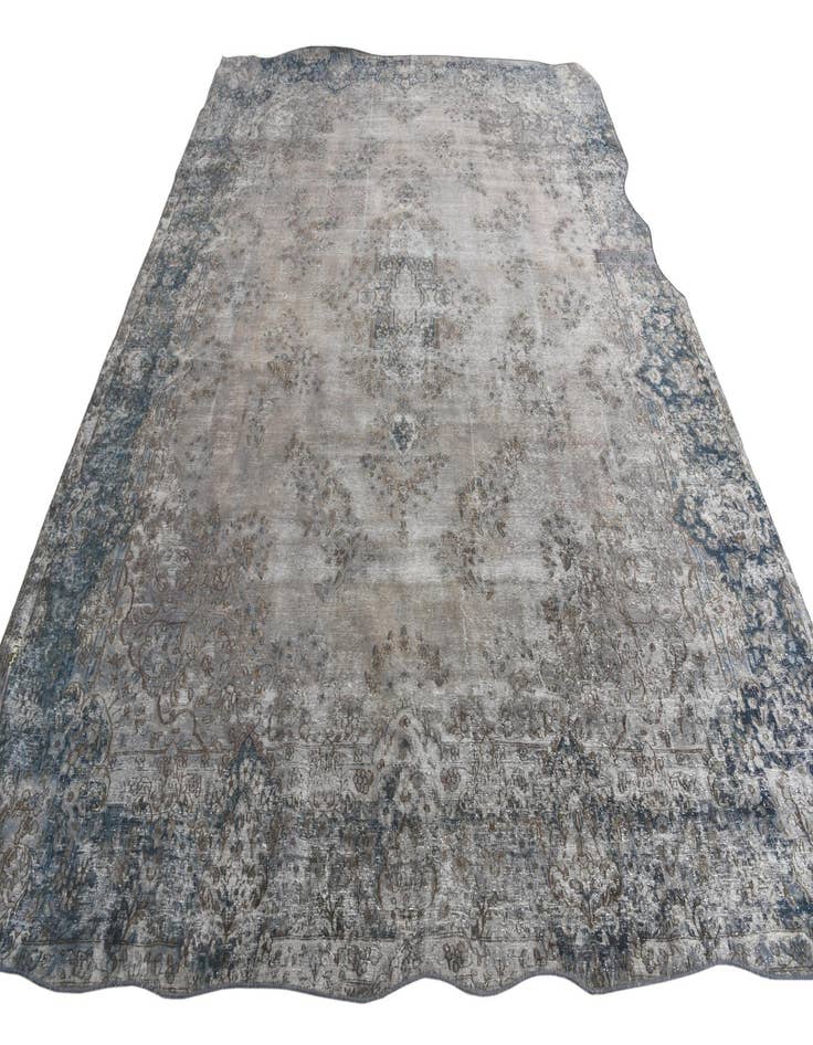 Detail image of 9' 2 x 12' 4  Hand Knotted Ultra Vintage Persian Wool Rug