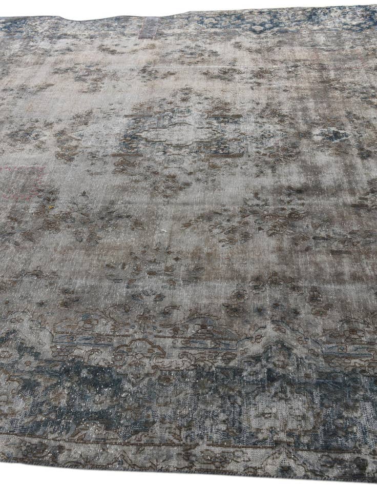 Detail image of 9' 2 x 12' 4  Hand Knotted Ultra Vintage Persian Wool Rug