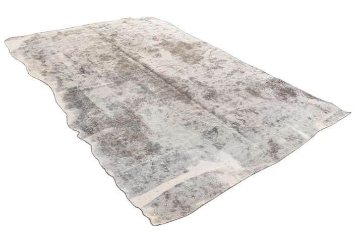 6' x 9' 8 Hand Knotted Ultra Vintage Persian Wool Rug