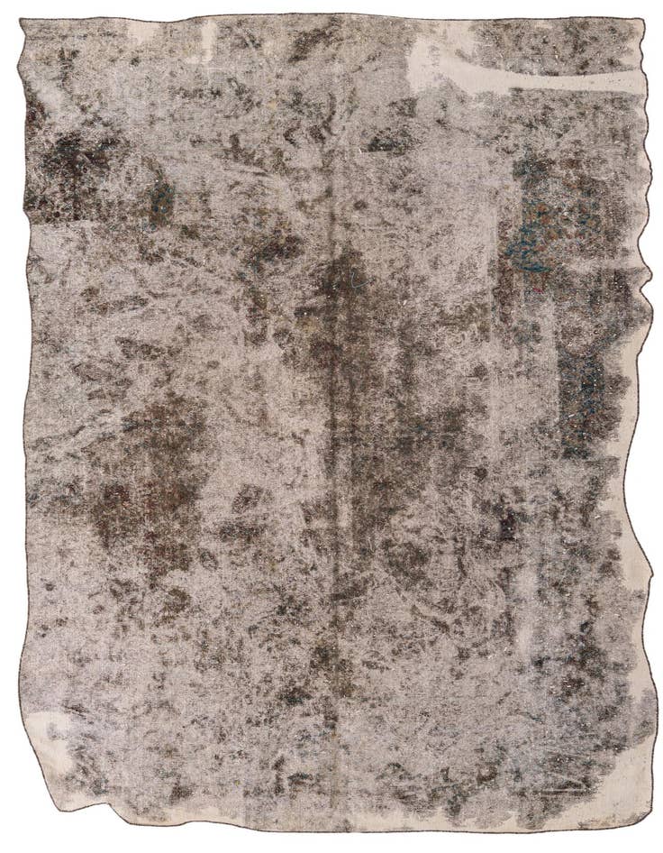 Detail image of 6' x 9' 8 Hand Knotted Ultra Vintage Persian Wool Rug