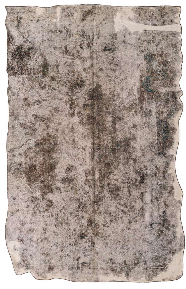 6' x 9' 8 Hand Knotted Ultra Vintage Persian Wool Rug