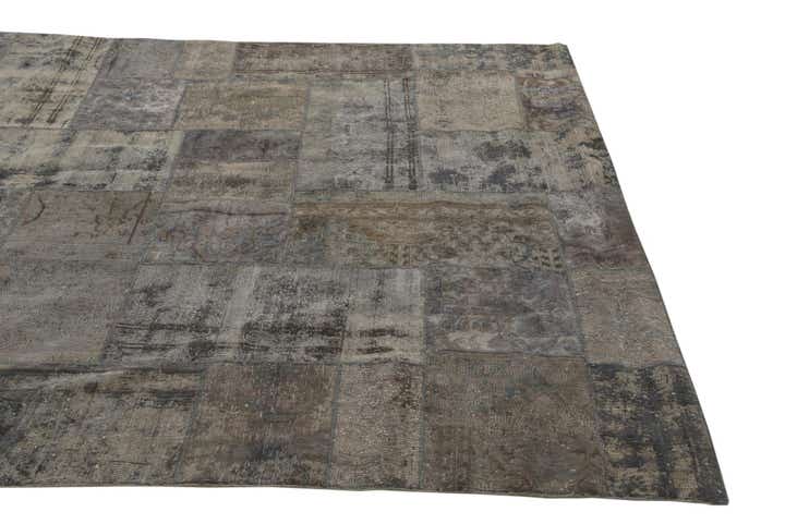6' 8 x 9' 10 Hand Knotted Ultra Vintage Persian Wool Rug