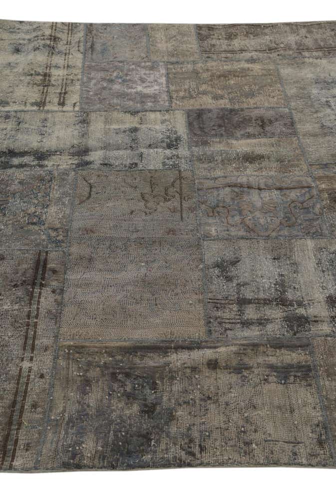 6' 8 x 9' 10 Hand Knotted Ultra Vintage Persian Wool Rug