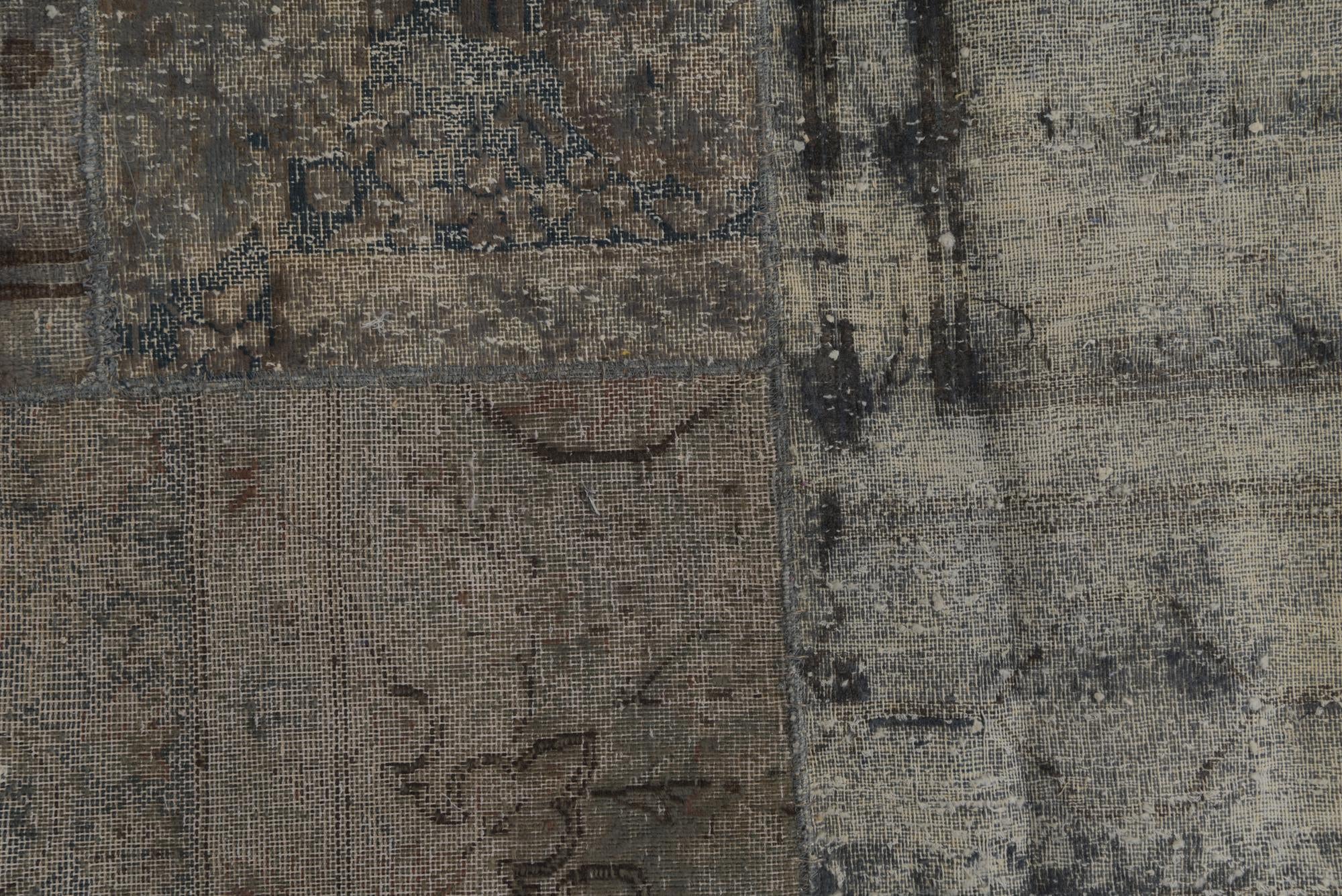 6' 8 x 9' 10 Hand Knotted Ultra Vintage Persian Wool Rug