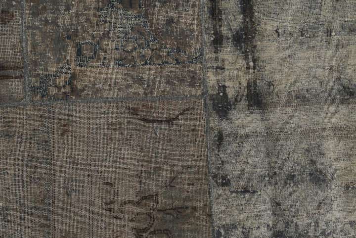 6' 8 x 9' 10 Hand Knotted Ultra Vintage Persian Wool Rug