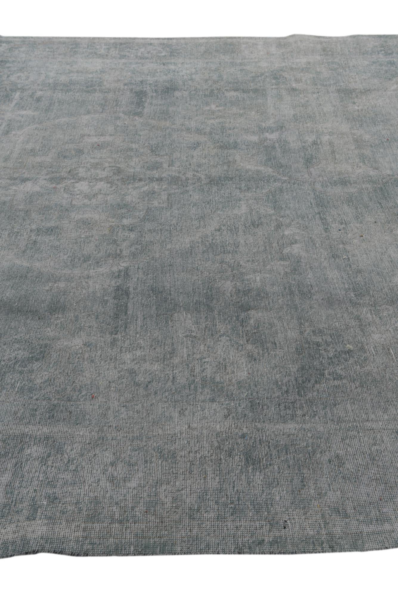 9' 4 x 12' 3 Hand Knotted Ultra Vintage Persian Wool Rug