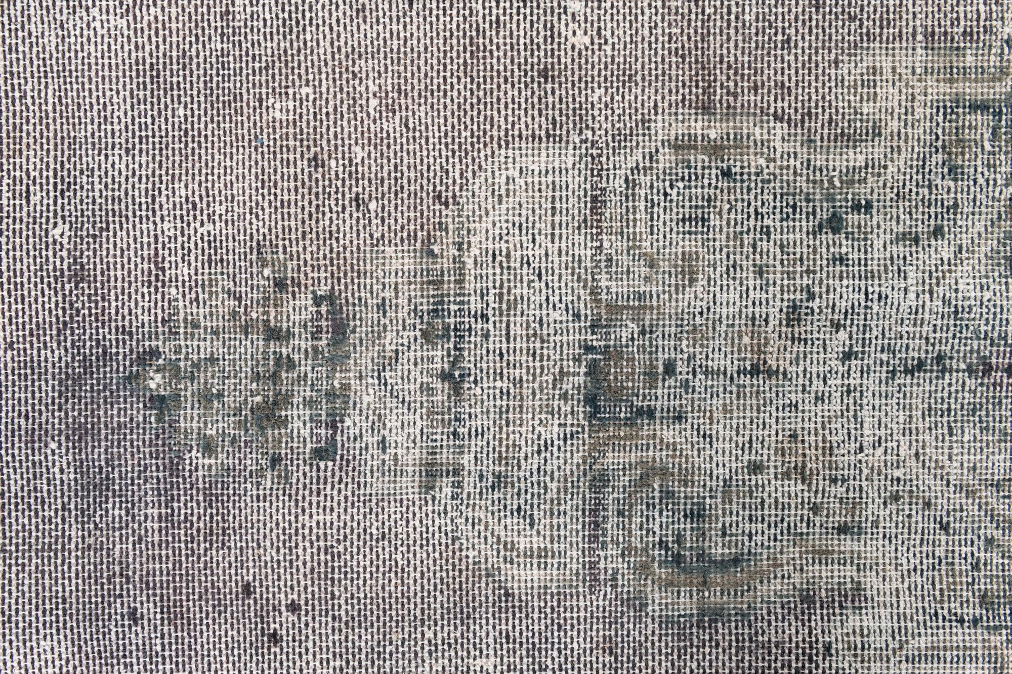 6' 1 x 9' 5 Hand Knotted Ultra Vintage Persian Wool Rug