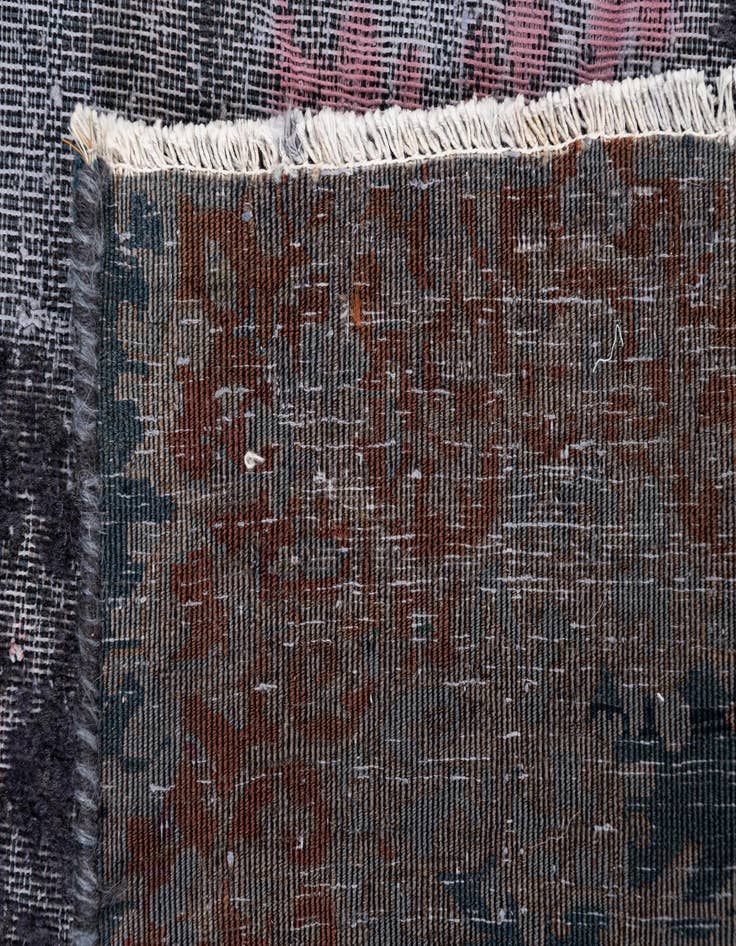 Detail image of 2' 6 x 4' 5 Hand Knotted Ultra Vintage Persian Wool Rug