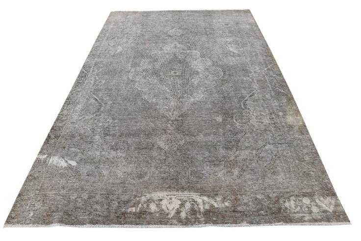 Detail image of 6' 1 x 9' 4 Hand Knotted Ultra Vintage Persian Wool Rug
