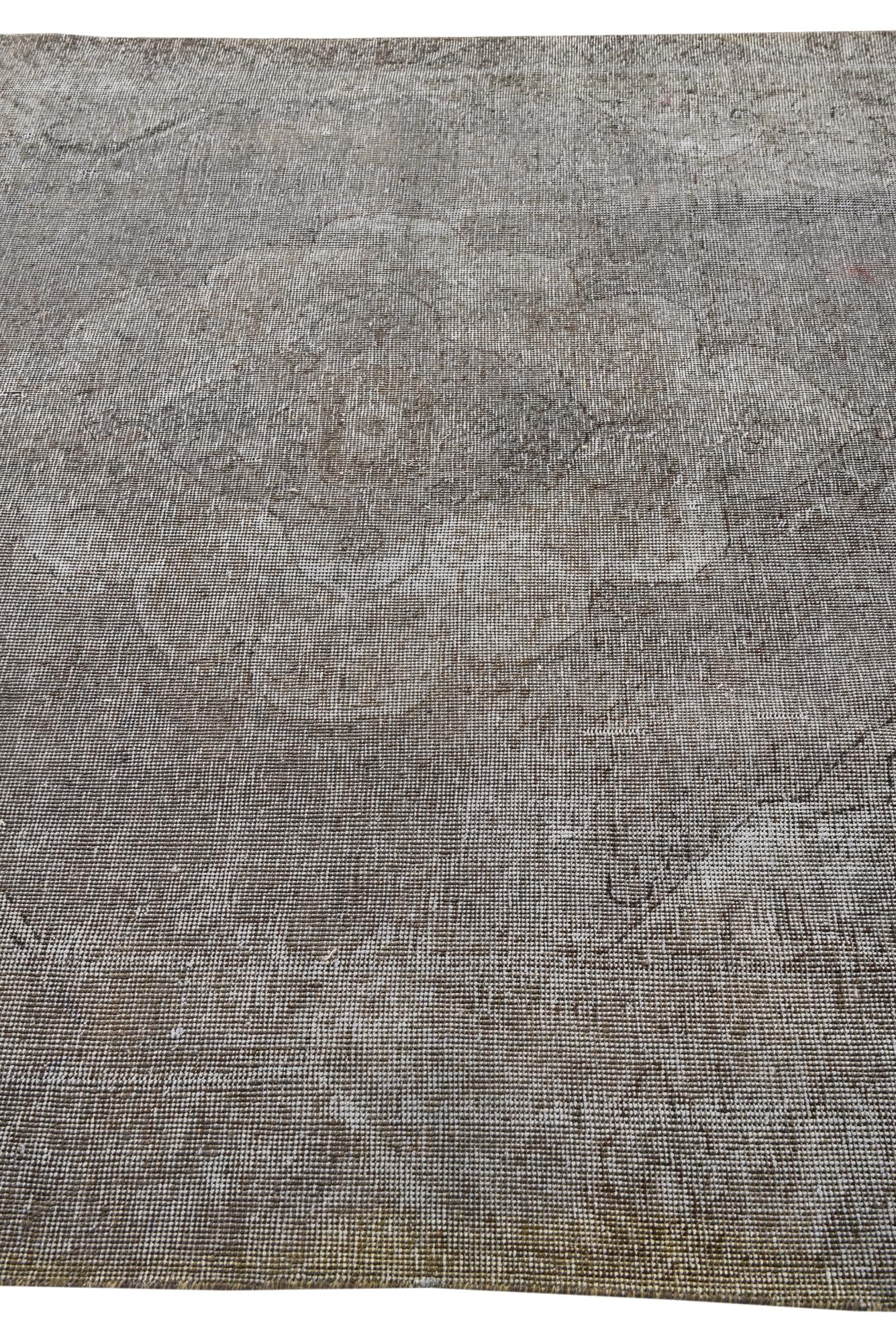 6' 1 x 9' 4 Hand Knotted Ultra Vintage Persian Wool Rug