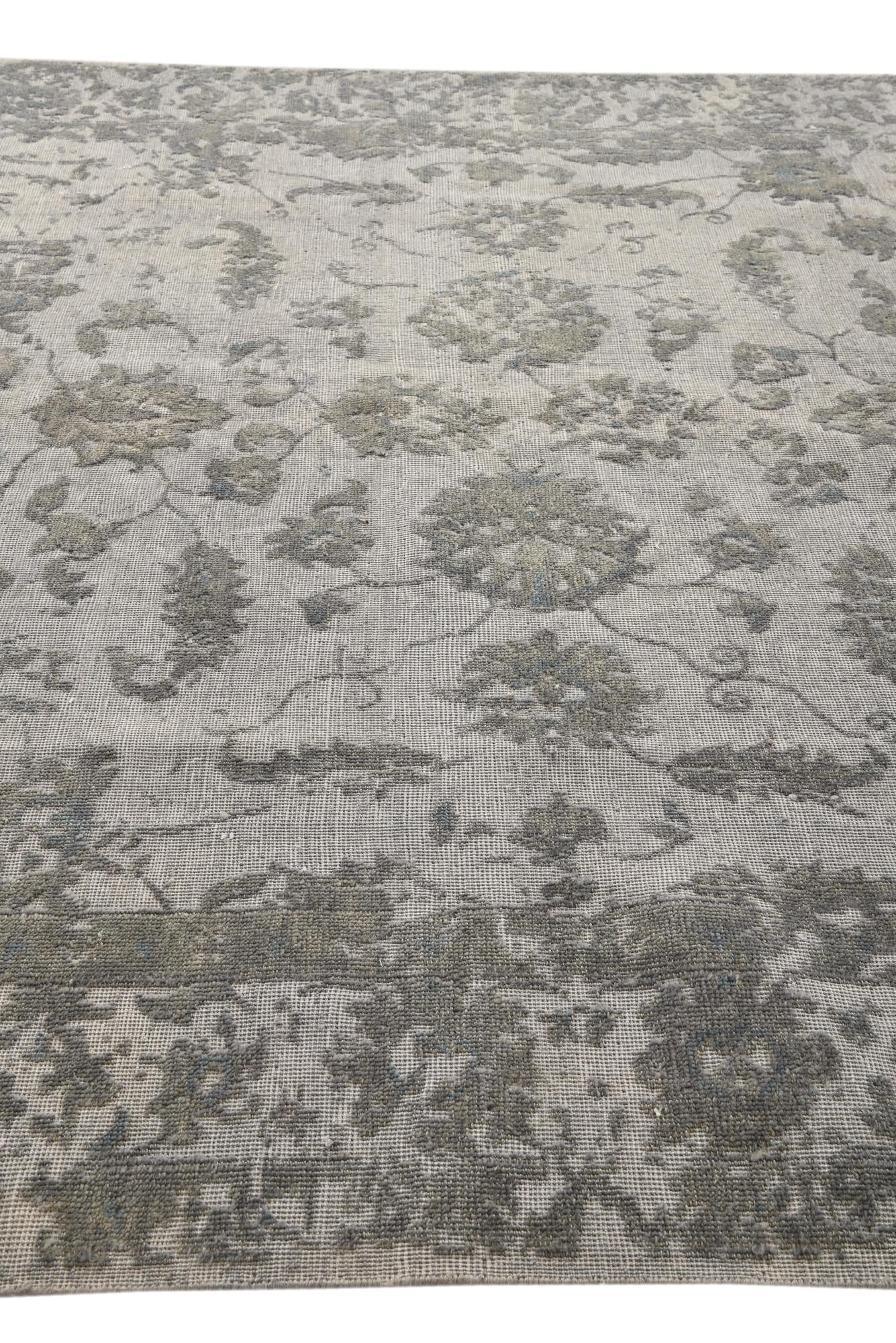 7' 10 x 11' 8 Hand Knotted Ultra Vintage Persian Wool Rug