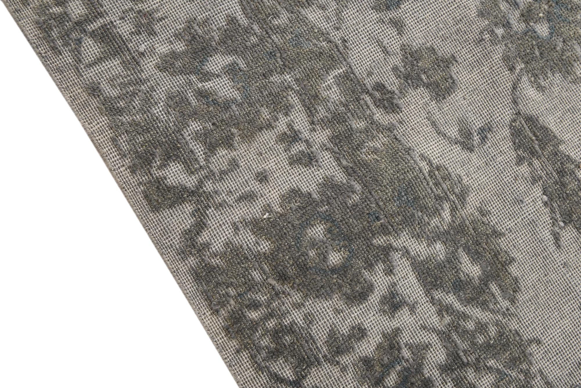 7' 10 x 11' 8 Hand Knotted Ultra Vintage Persian Wool Rug