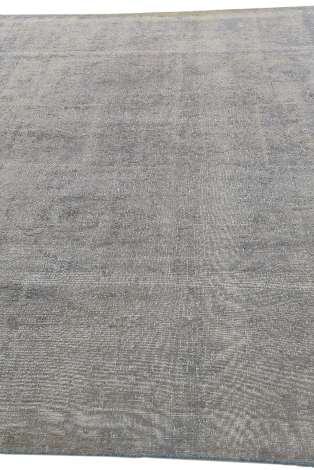 9' 5 x 12' 6 Hand Knotted Ultra Vintage Persian Wool Rug