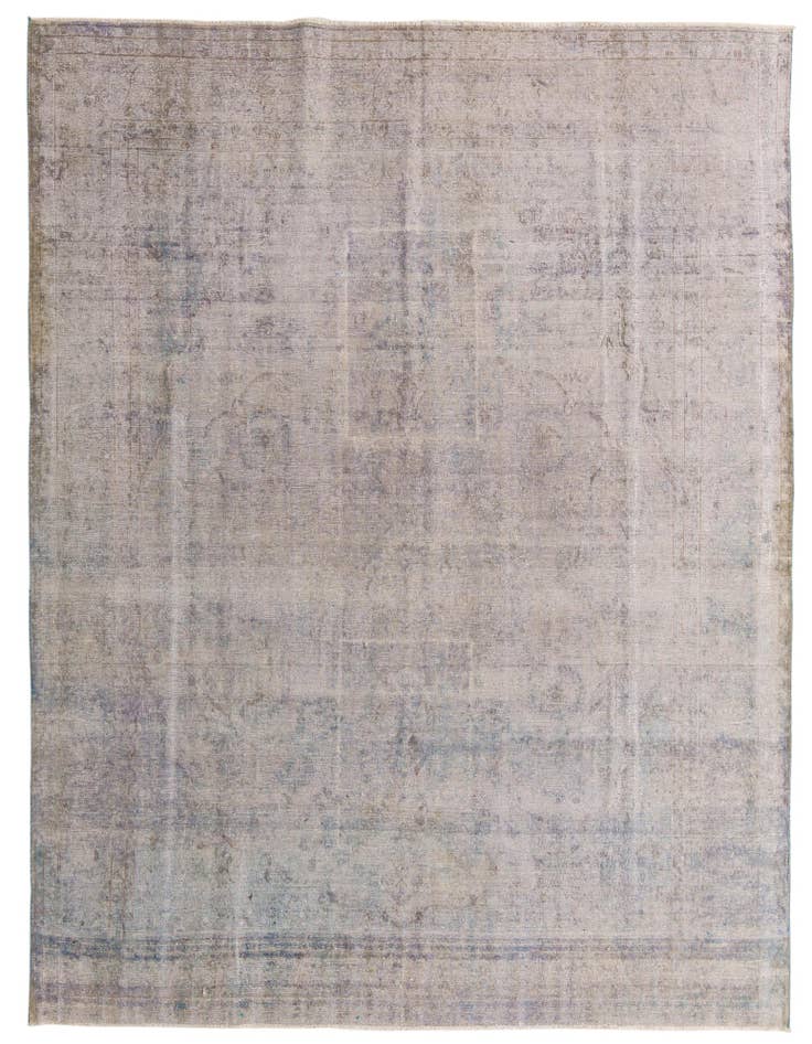 Detail image of 9' 5 x 12' 6 Hand Knotted Ultra Vintage Persian Wool Rug