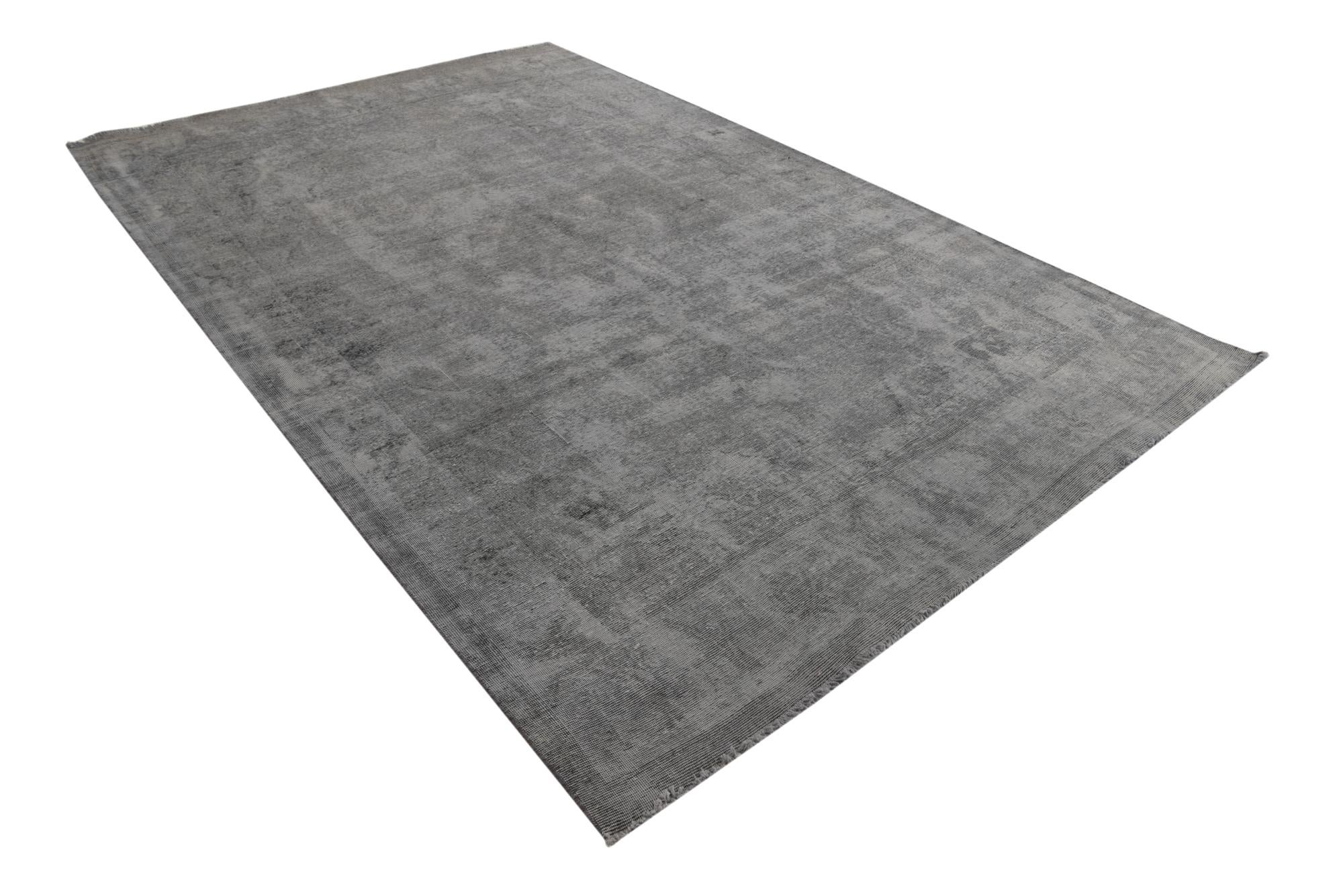 6' 9 x 10' 7 Hand Knotted Ultra Vintage Persian Wool Rug