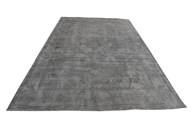 Detail image of 6' 9 x 10' 7 Hand Knotted Ultra Vintage Persian Wool Rug