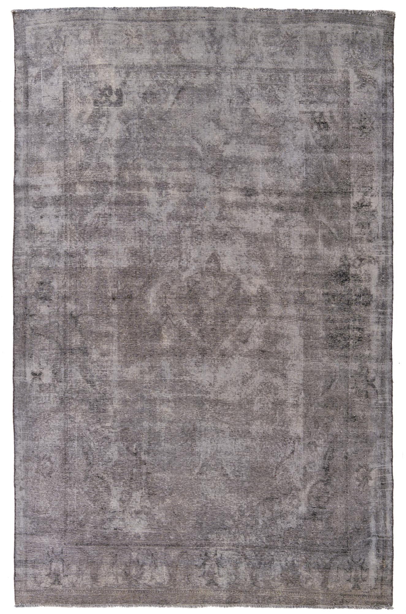 6' 9 x 10' 7 Hand Knotted Ultra Vintage Persian Wool Rug