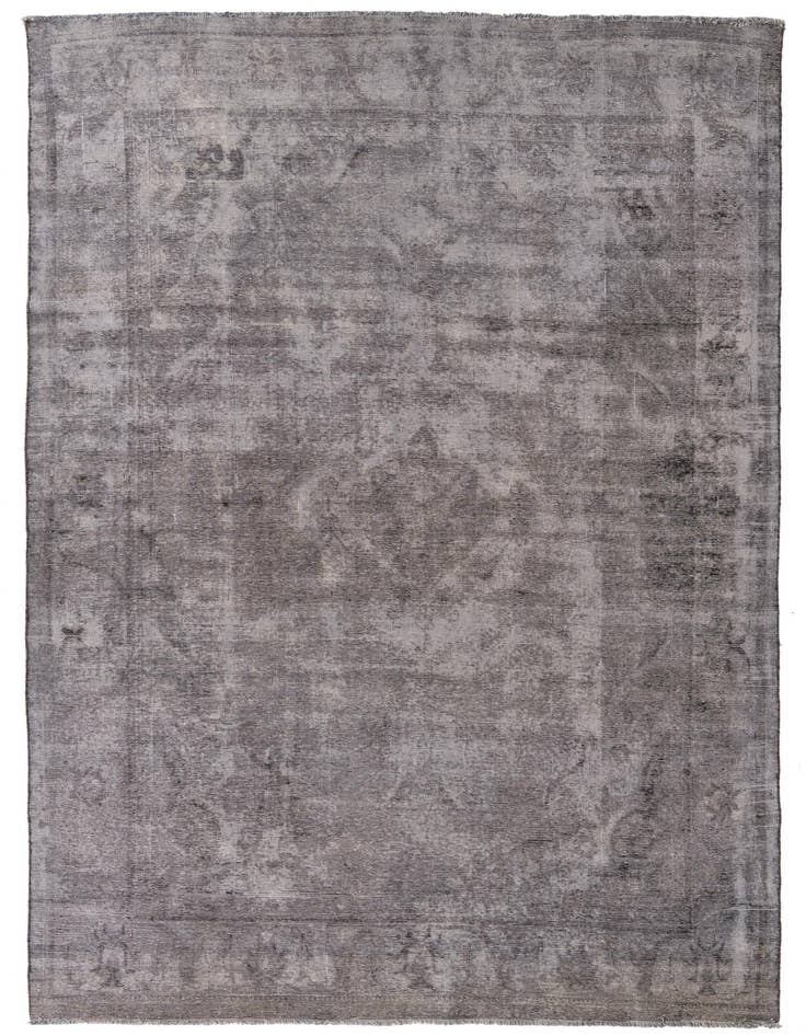 Detail image of 6' 9 x 10' 7 Hand Knotted Ultra Vintage Persian Wool Rug