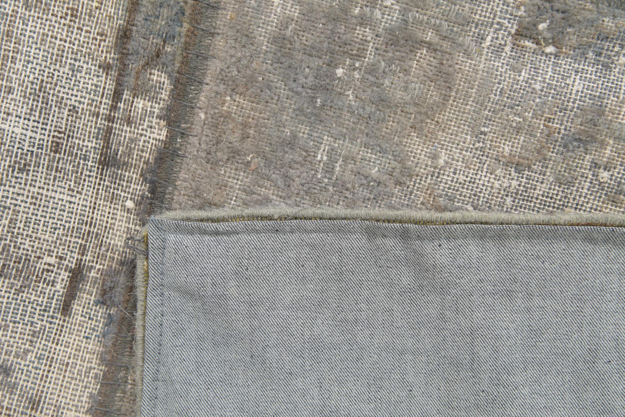 4' 8 x 6' 9 Hand Knotted Ultra Vintage Persian Wool Rug