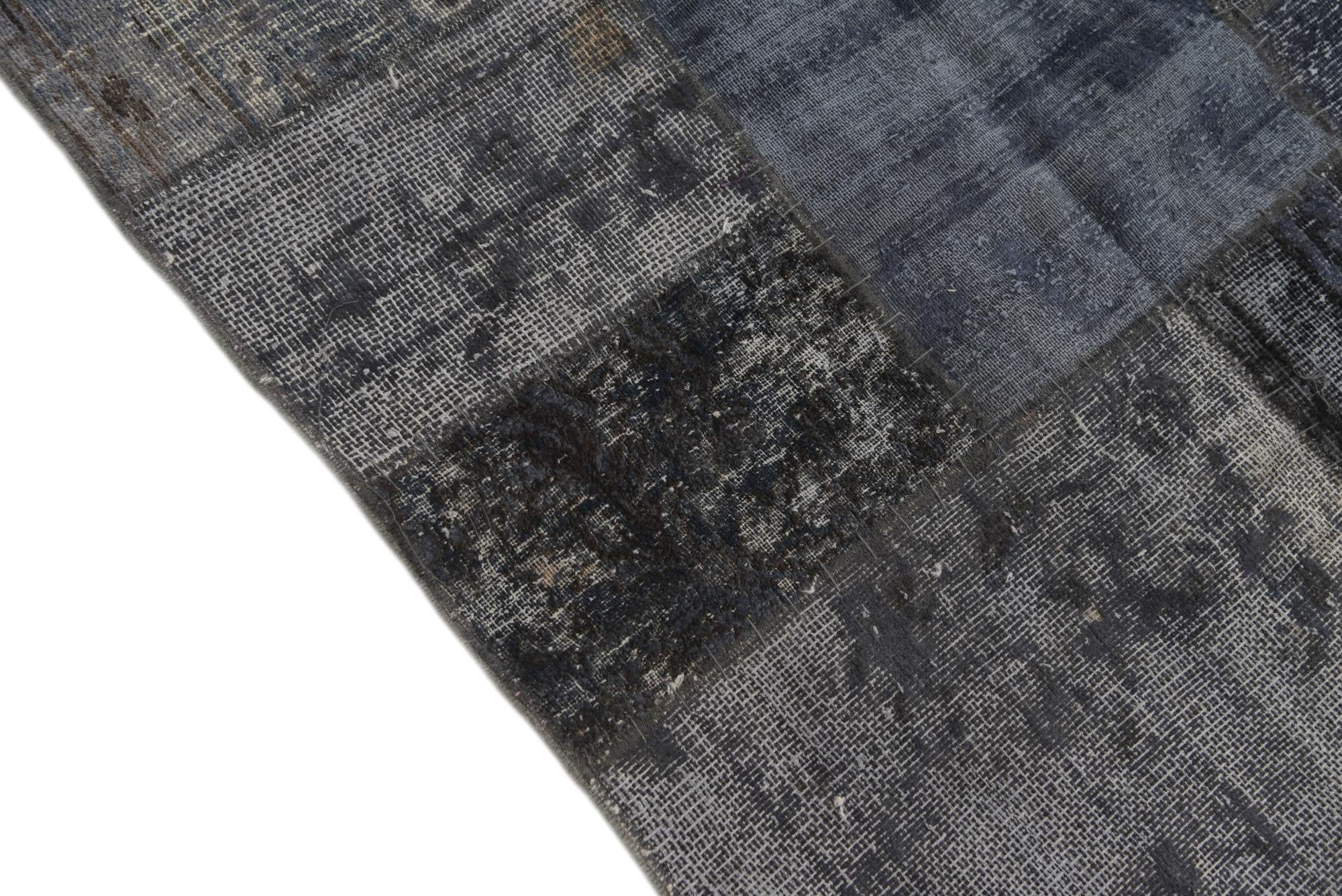 5' 8 x 8' Hand Knotted Ultra Vintage Persian Wool Rug