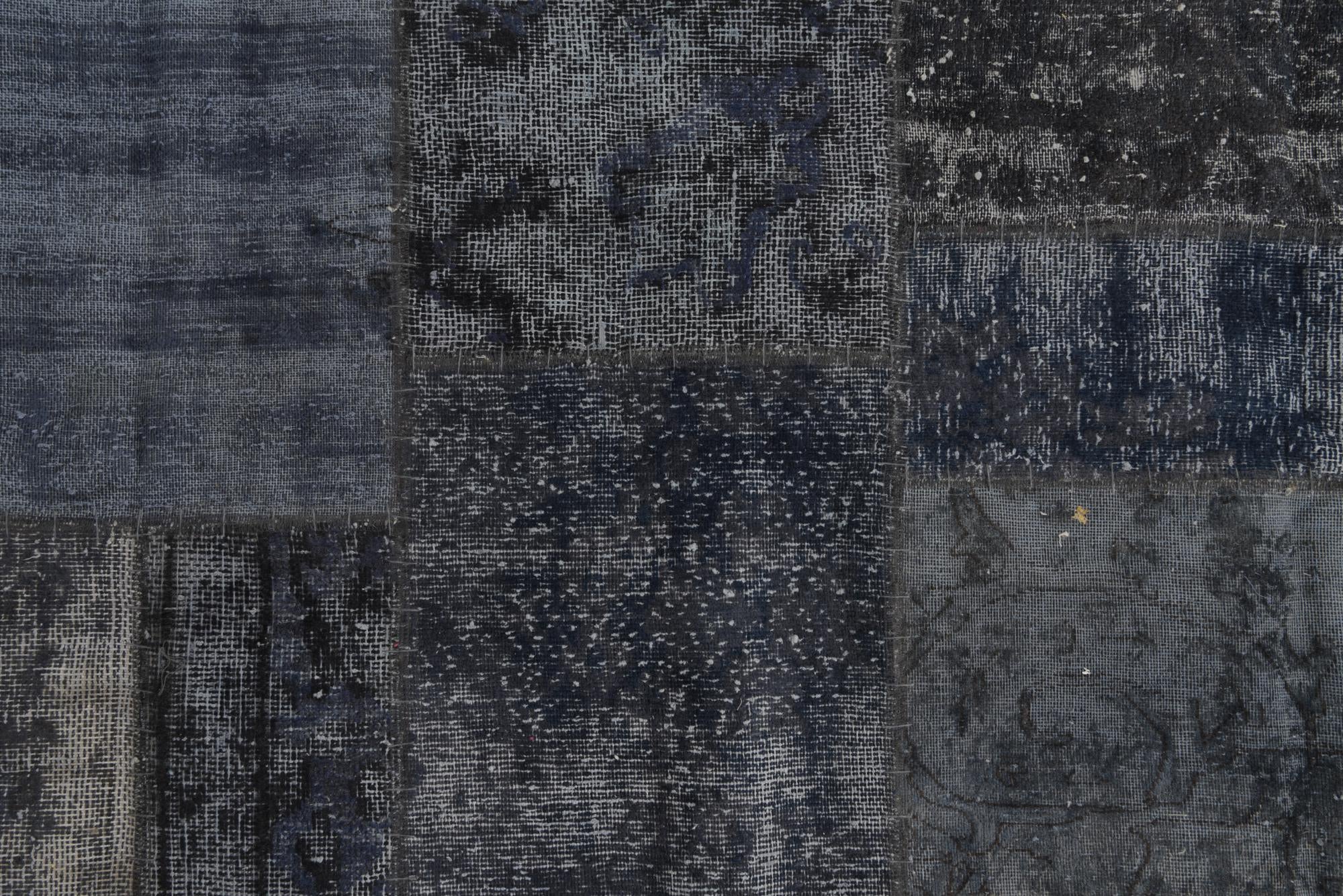 5' 8 x 8' Hand Knotted Ultra Vintage Persian Wool Rug
