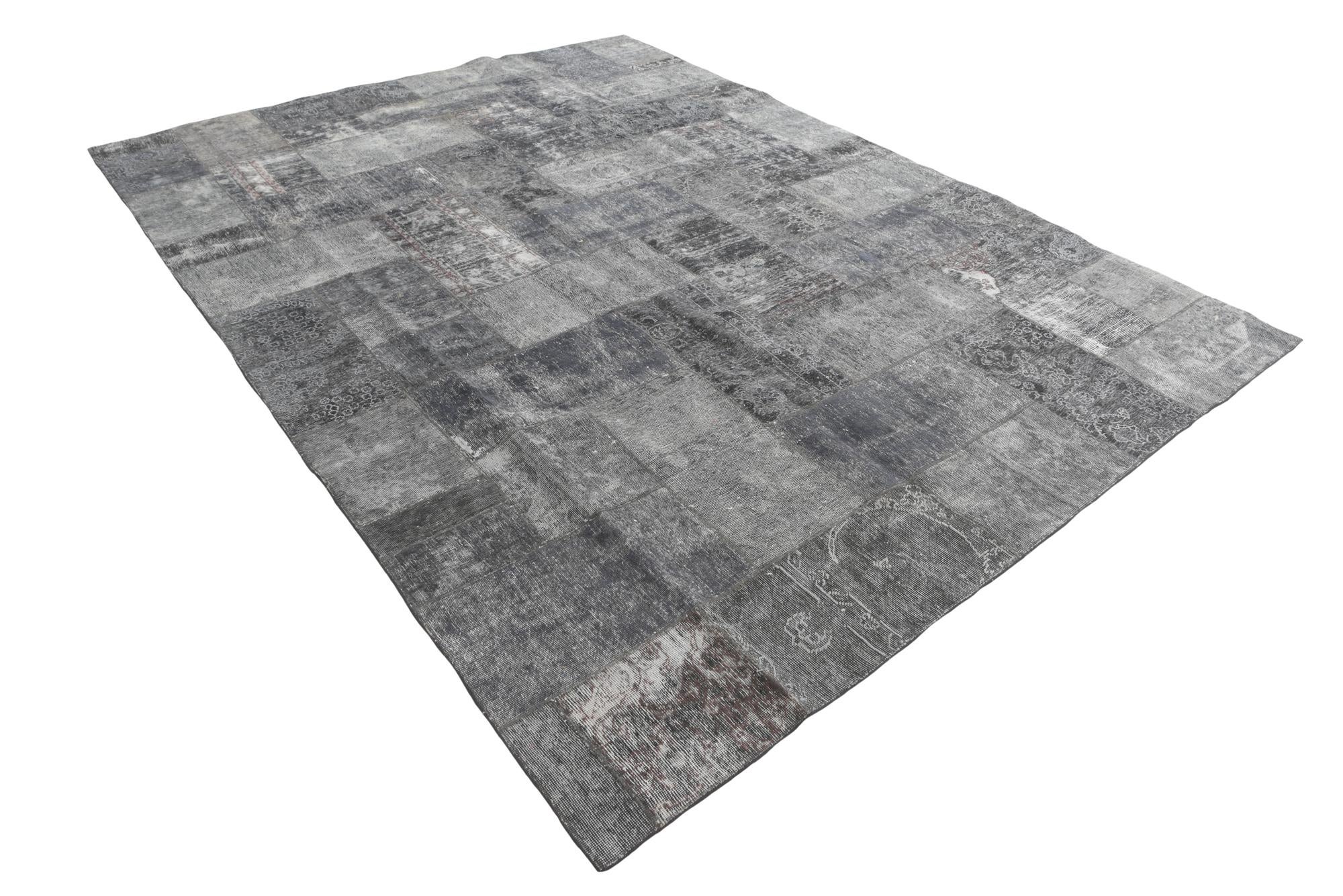 9' x 12' 3 Hand Knotted Ultra Vintage Persian Wool Rug