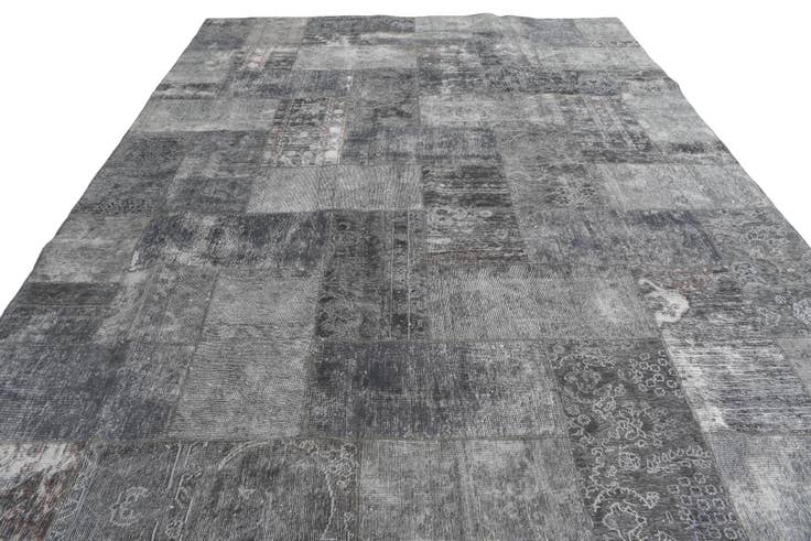 Detail image of 9' x 12' 3 Hand Knotted Ultra Vintage Persian Wool Rug