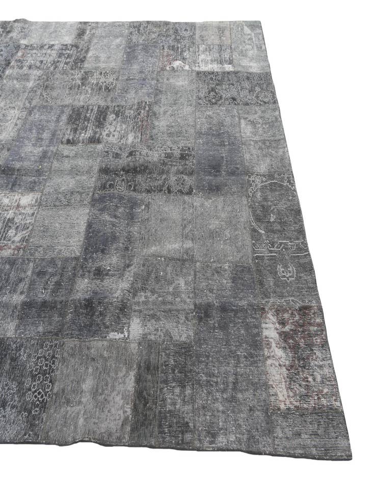 Detail image of 9' x 12' 3  Hand Knotted Ultra Vintage Persian Wool Rug