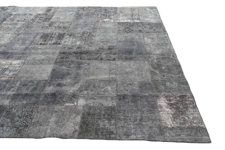 Detail image of 9' x 12' 3 Hand Knotted Ultra Vintage Persian Wool Rug