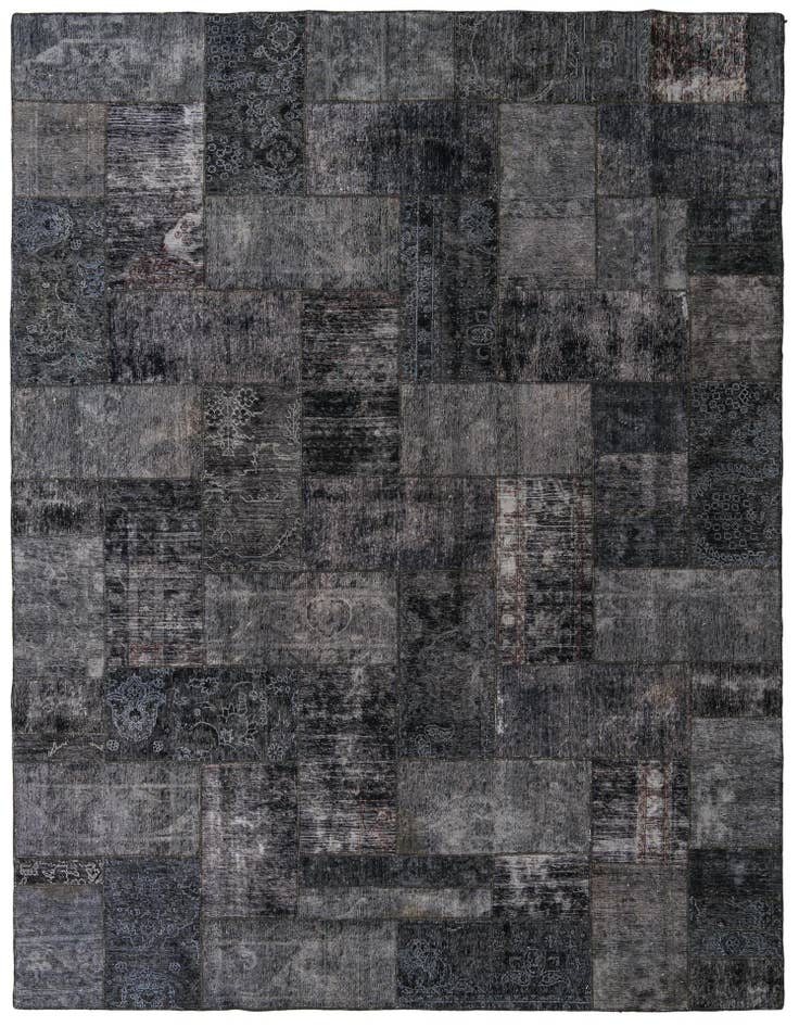 Detail image of 9' x 12' 3 Hand Knotted Ultra Vintage Persian Wool Rug