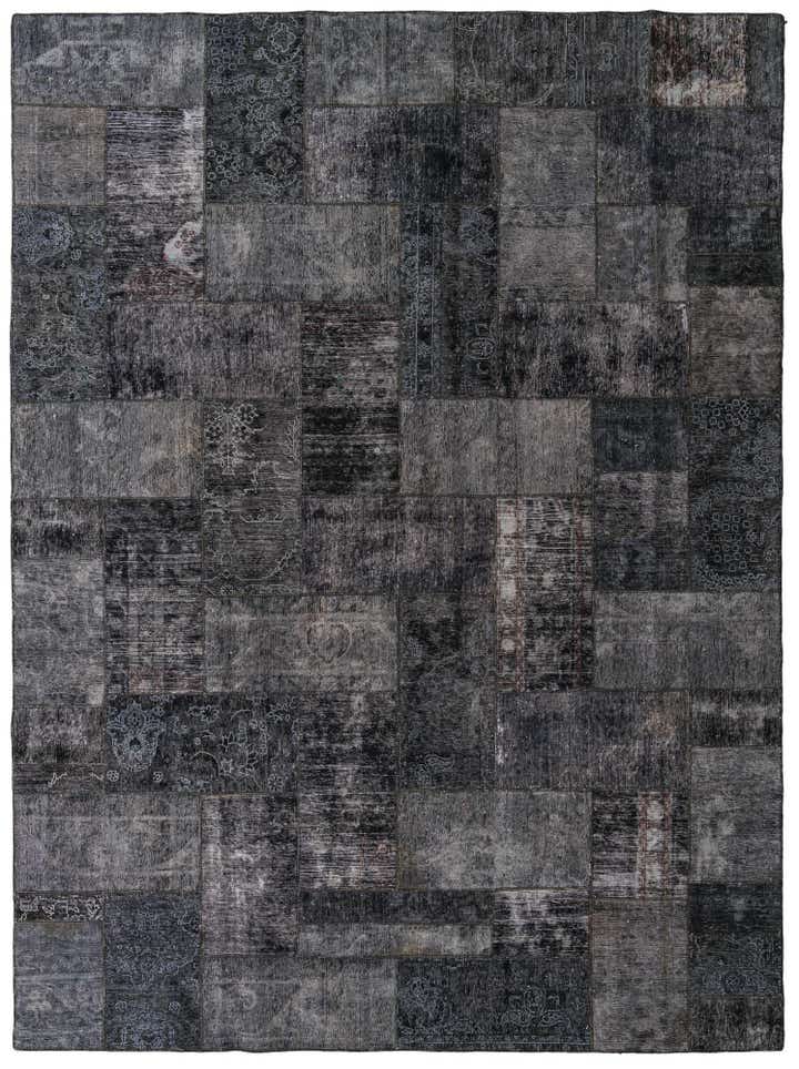 9' x 12' 3 Hand Knotted Ultra Vintage Persian Wool Rug
