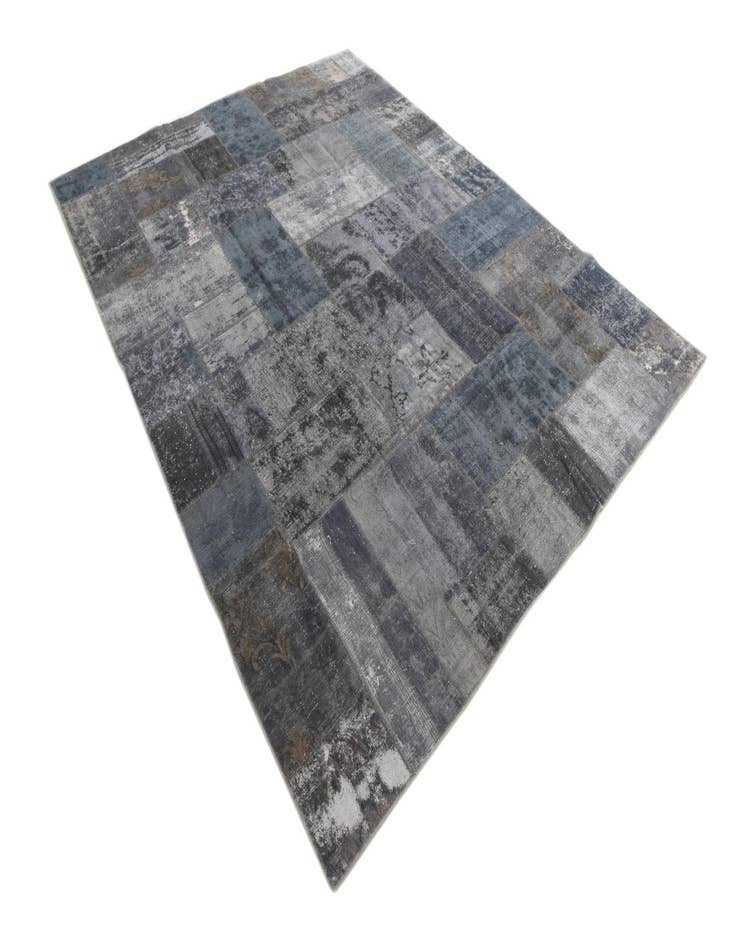 Detail image of 8' x 10' 2 Hand Knotted Ultra Vintage Persian Wool Rug