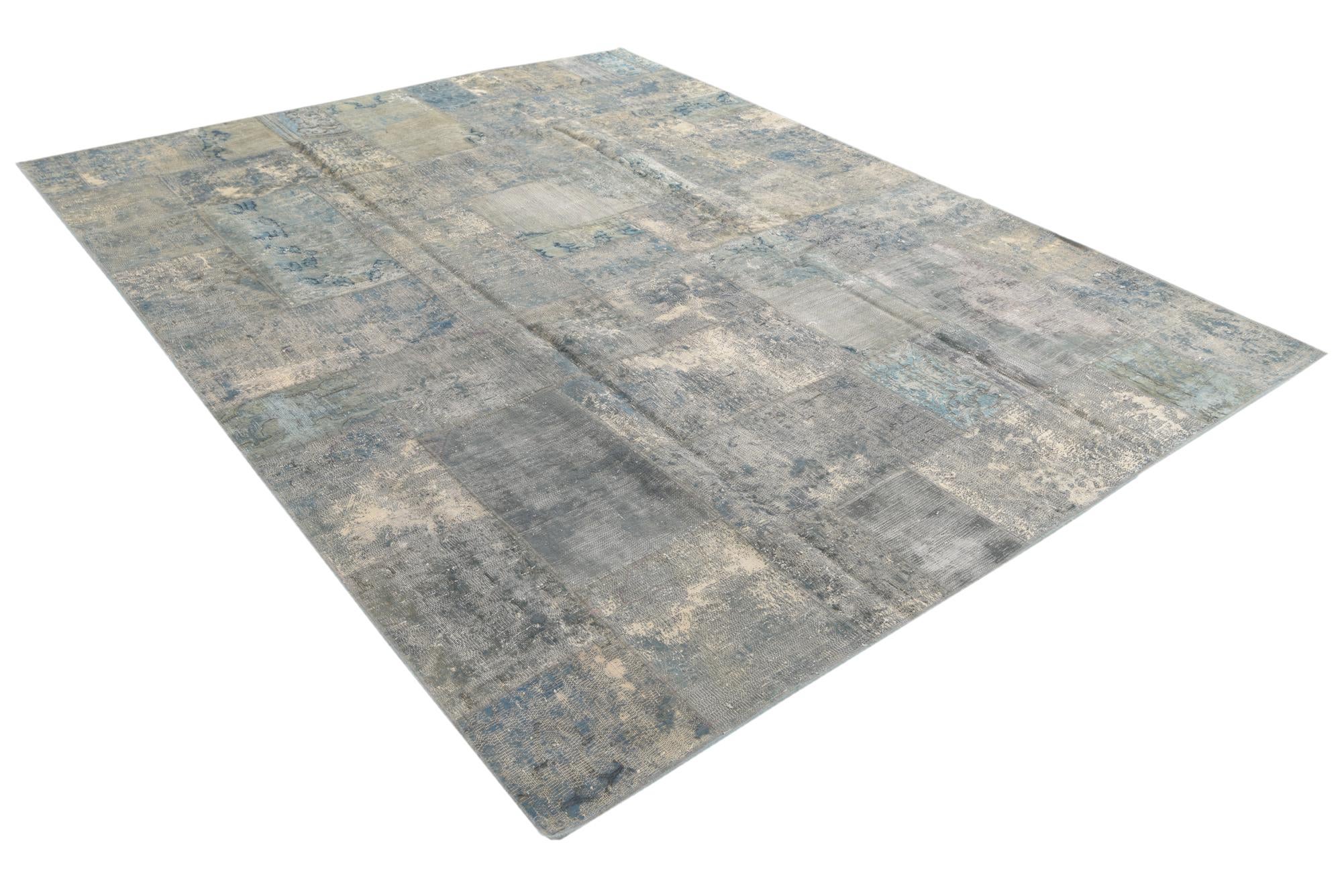 8' x 10' 4 Hand Knotted Ultra Vintage Persian Wool Rug