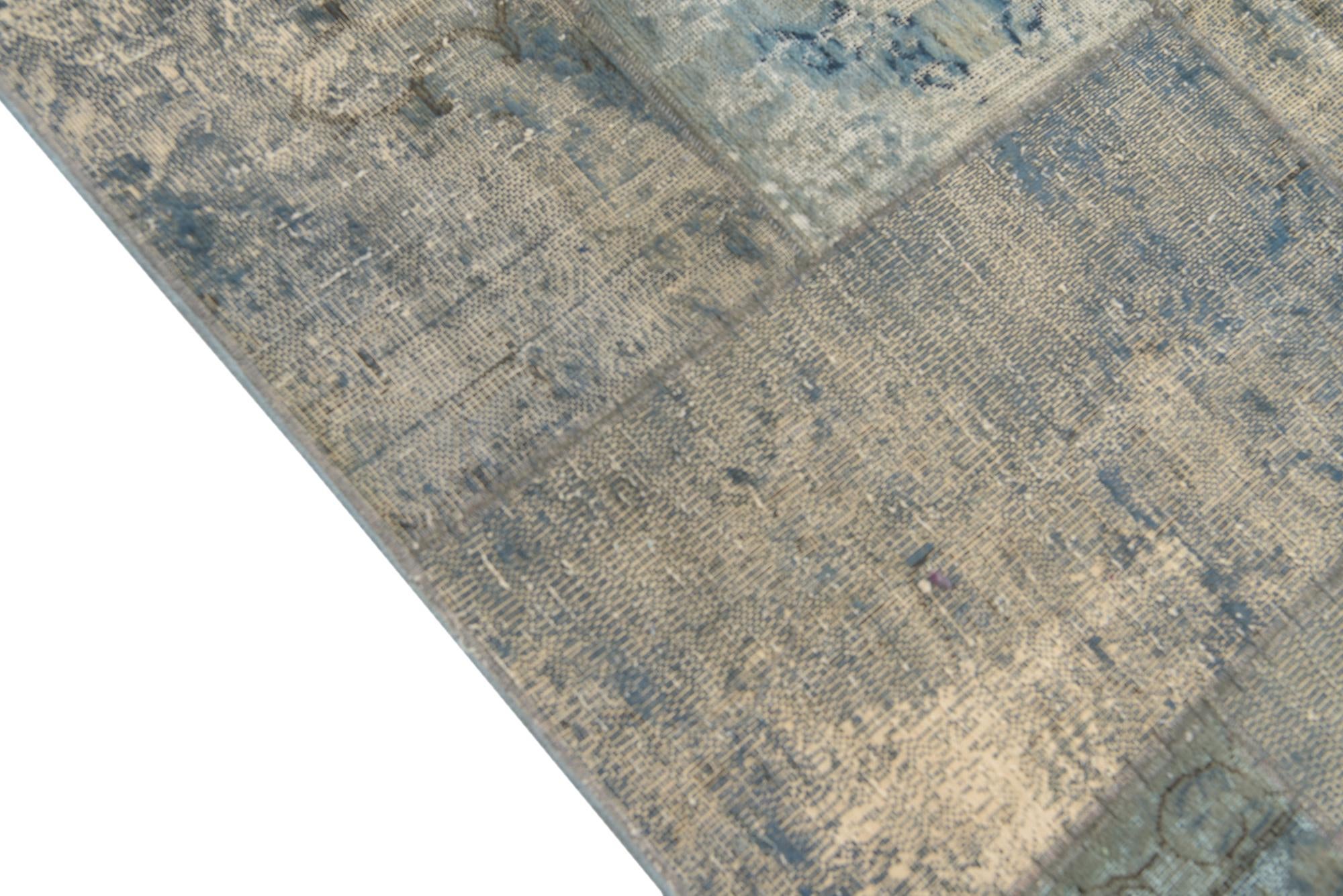 8' x 10' 4 Hand Knotted Ultra Vintage Persian Wool Rug
