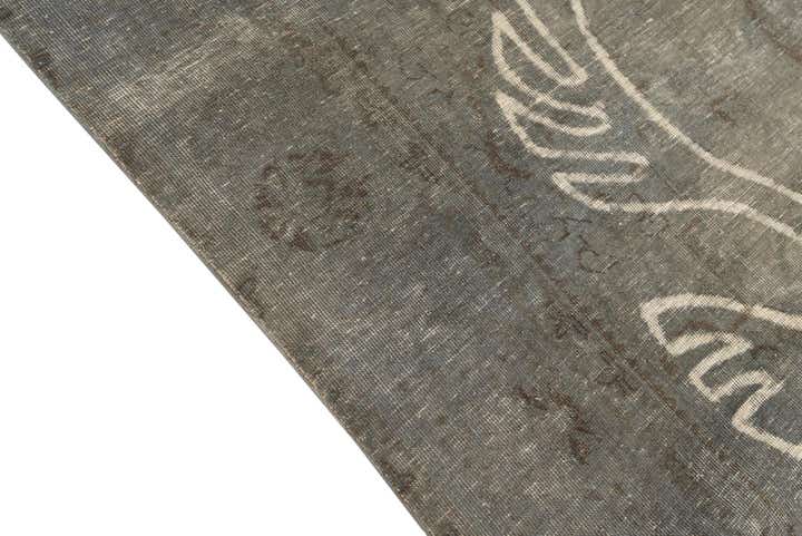 8' 10 x 11' 3 Hand Knotted Ultra Vintage Persian Wool Rug