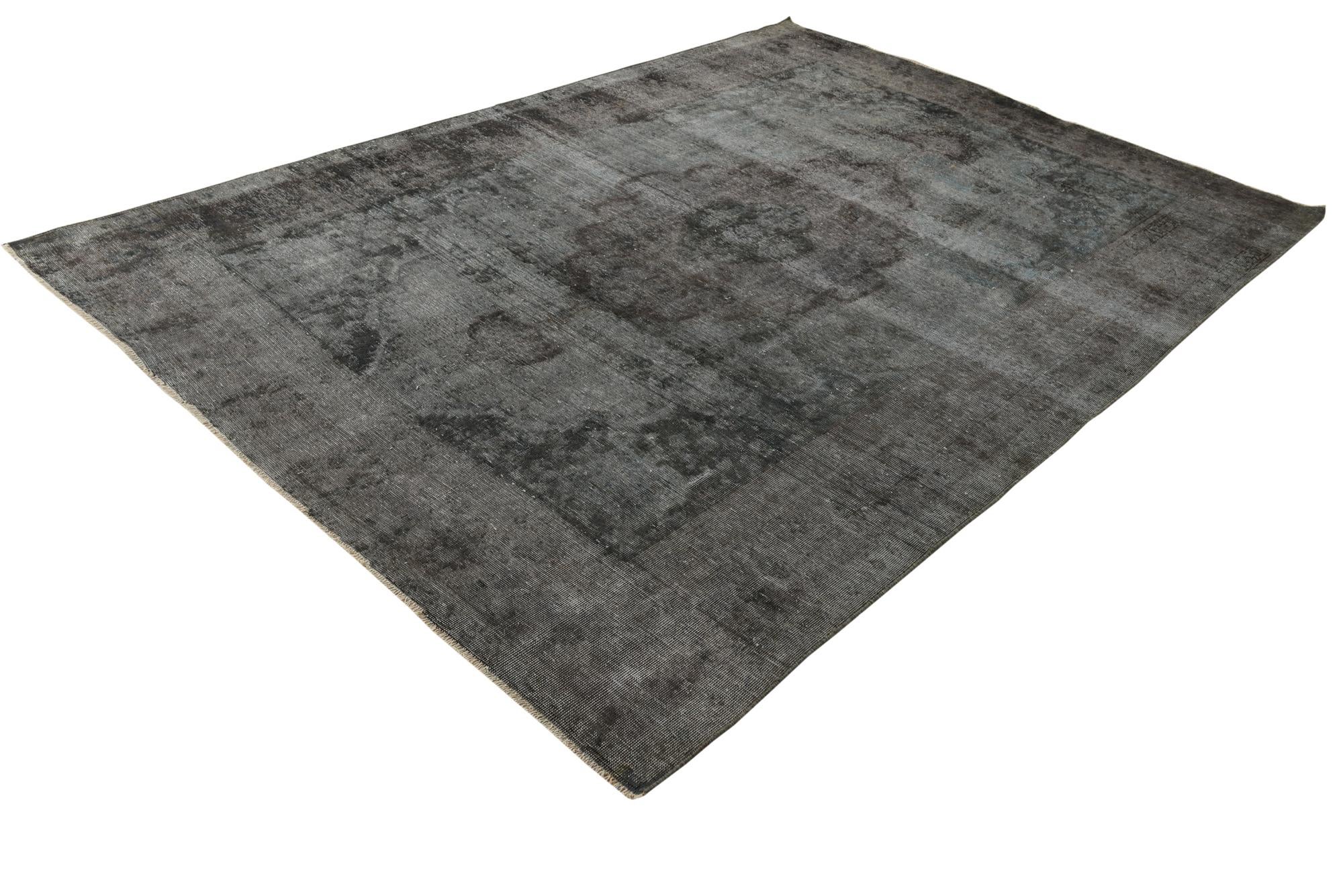 6' 5 x 9' 3 Hand Knotted Ultra Vintage Persian Wool Rug
