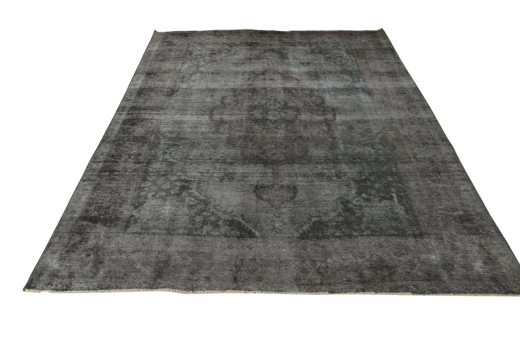 6' 5 x 9' 3 Hand Knotted Ultra Vintage Persian Wool Rug